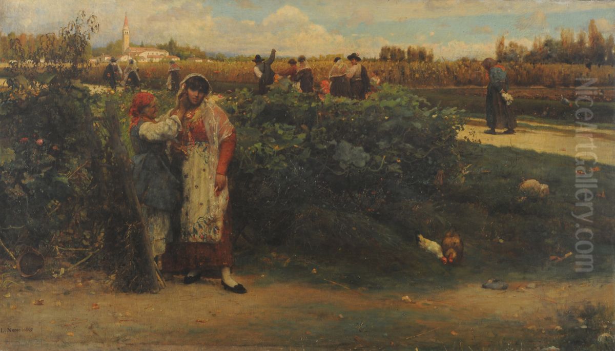 The tendrils of the feast Oil Painting by Luigi Nono