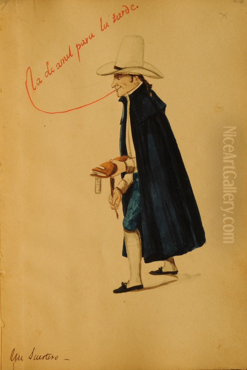 A hopeful Oil Painting by Pancho Fierro