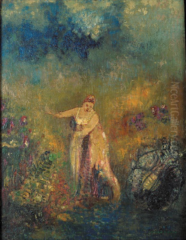 Bain de Venus Oil Painting by Odilon Redon
