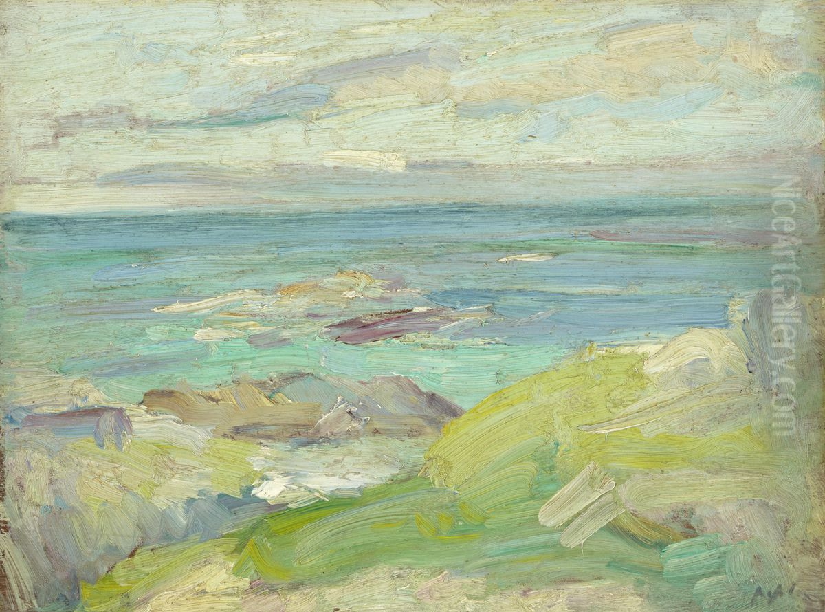 Iona Study Oil Painting by Samuel Peploe