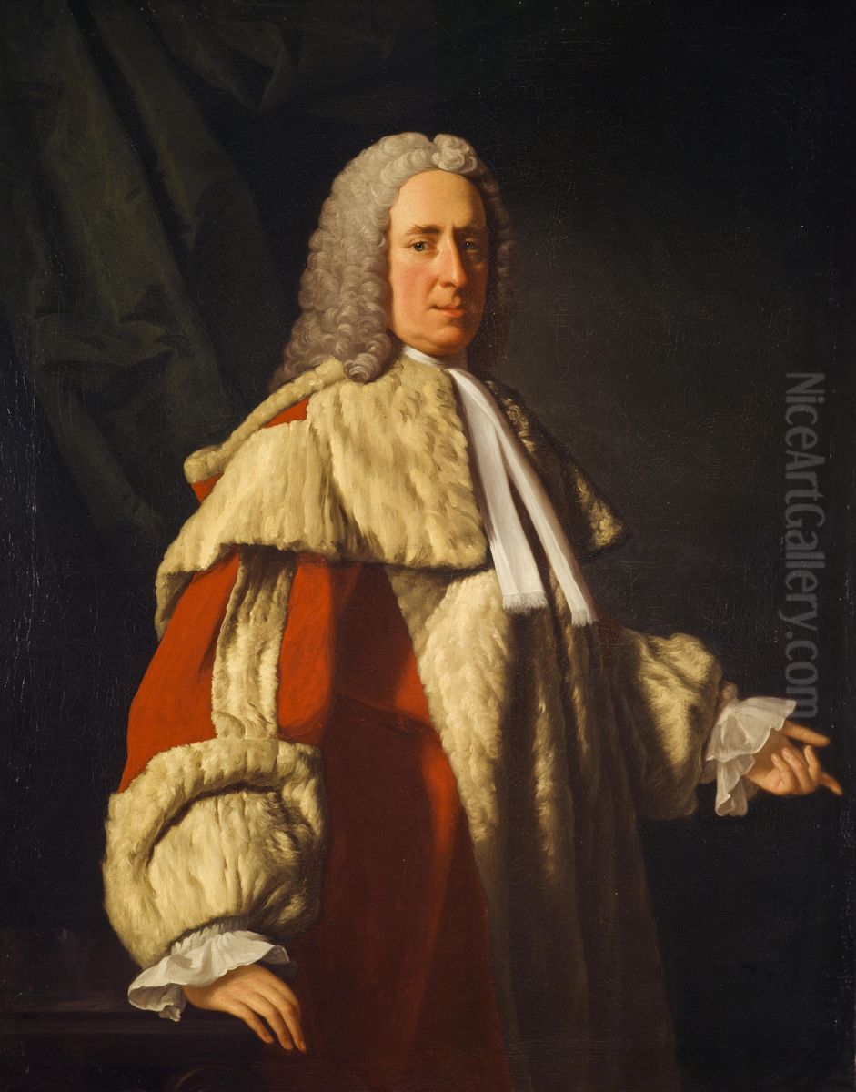 Archibald Campbell [Mac Cailein Mor], 3rd Duke of Argyll, 1682 - 1761. Statesman Oil Painting by Allan Ramsay