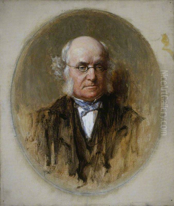 Dr John Brown, 1810 - 1882. Physician and author of Rab and his Friends Oil Painting by George, Sir Reid