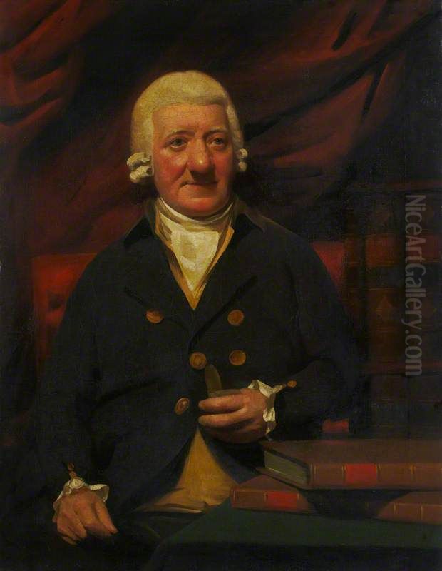 Andrew Bell, 1726 - 1809. Engraver and publisher Oil Painting by George Watson