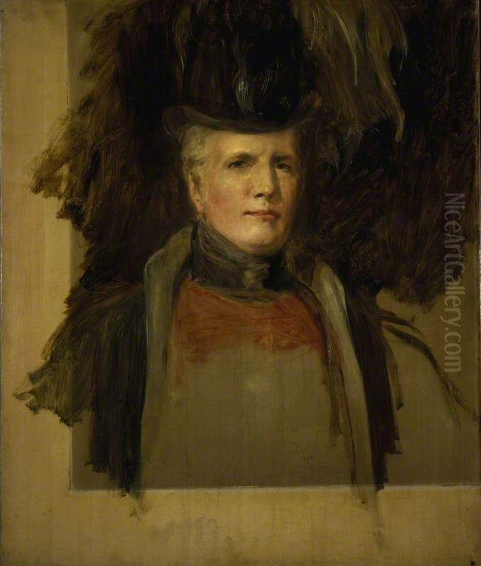 General Sir David Baird, 1757 - 1829. Soldier (Study for Sir David Baird discovering the body of Tippoo Sahib) Oil Painting by David Wilkie