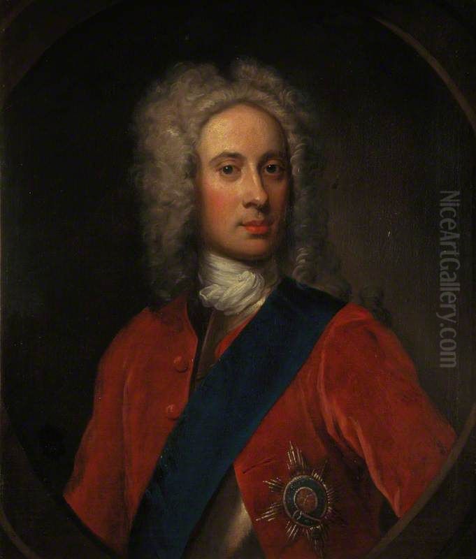 John Campbell [Mac Cailein Mor], 2nd Duke of Argyll and Greenwich, 1680 - 1743. Soldier and statesman Oil Painting by William Aikman