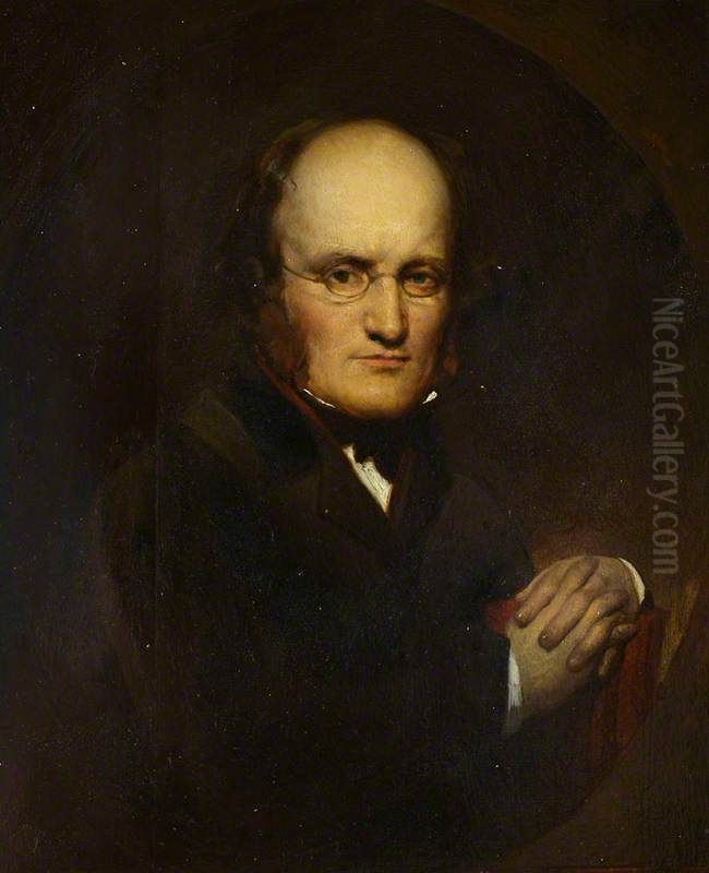 Dr John Brown, 1810 - 1882. Physician and author of Rab and his Friends Oil Painting by William Fettes Douglas