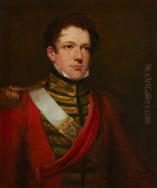 Fox Maule, 11th Earl of Dalhousie and 2nd Baron Panmure, 1801 - 1874. Parliamentarian Oil Painting by John Watson Gordon