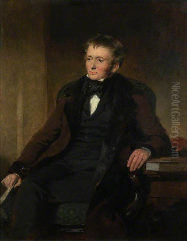 Thomas de Quincey, 1785 - 1859. Author and essayist Oil Painting by John Watson Gordon
