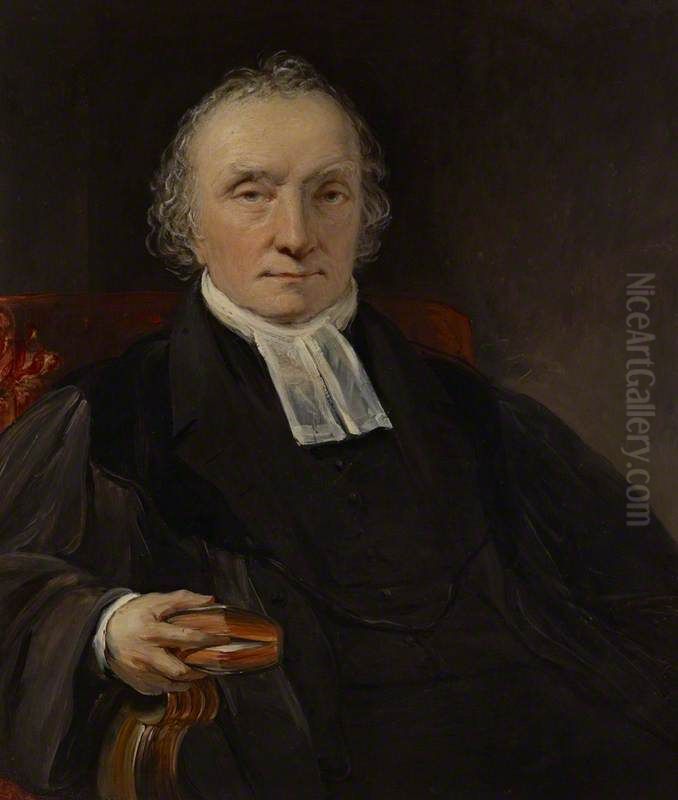 Rev. Thomas Chalmers, 1780 - 1847. Preacher and social reformer Oil Painting by William Bonnar