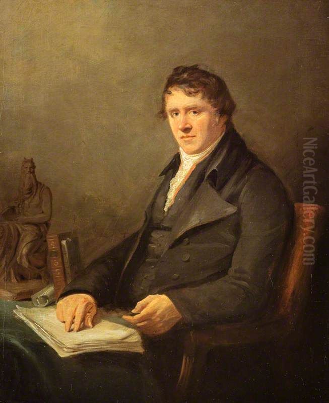 John Clerk, Lord Eldin, 1757 - 1832. Judge Oil Painting by Andrew Geddes