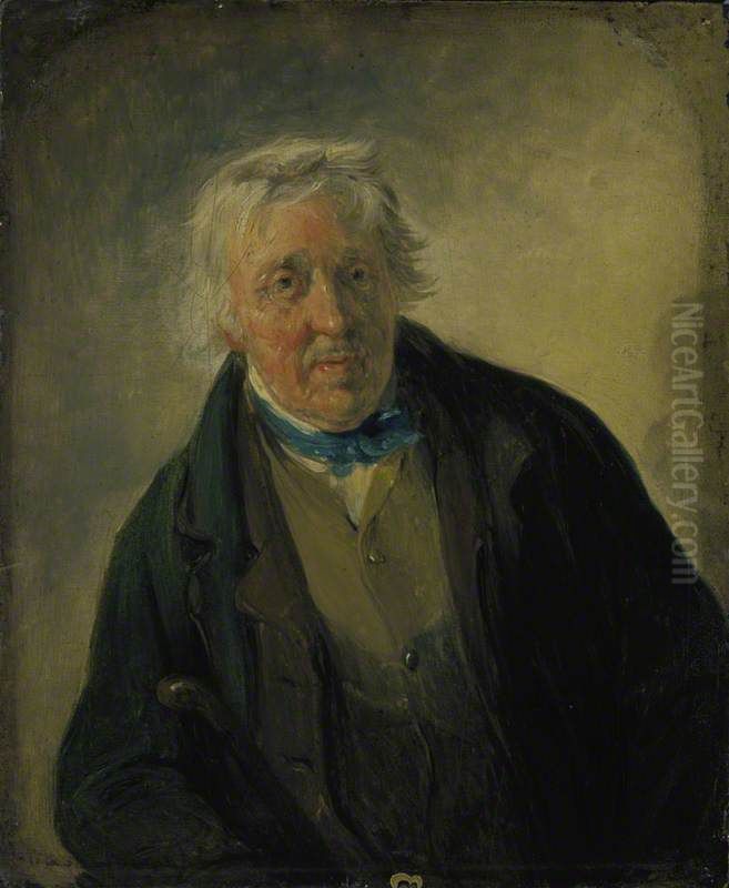 Matthew Hardie, 1755 - 1826. Violin maker Oil Painting by William Allan