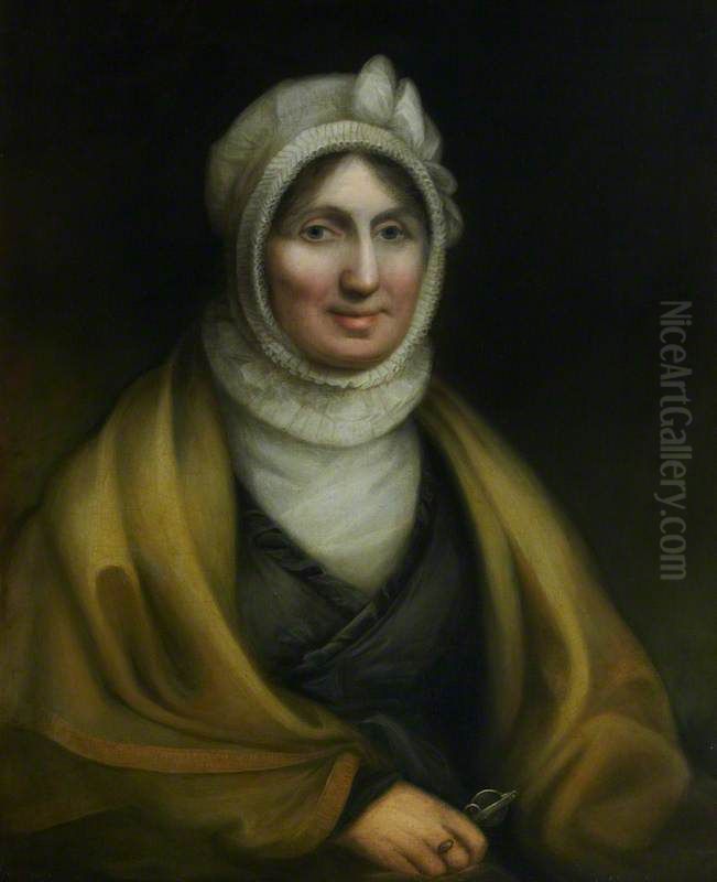 Anne MacVicar, Mrs James Grant of Laggan, 1755 - 1838. Writer Oil Painting by James Tannock