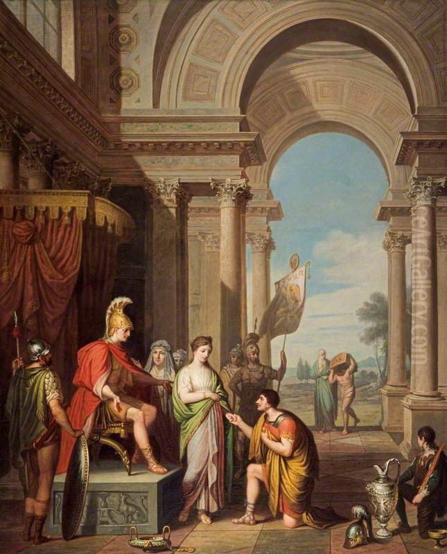 The Continence of Scipio Oil Painting by David Allan