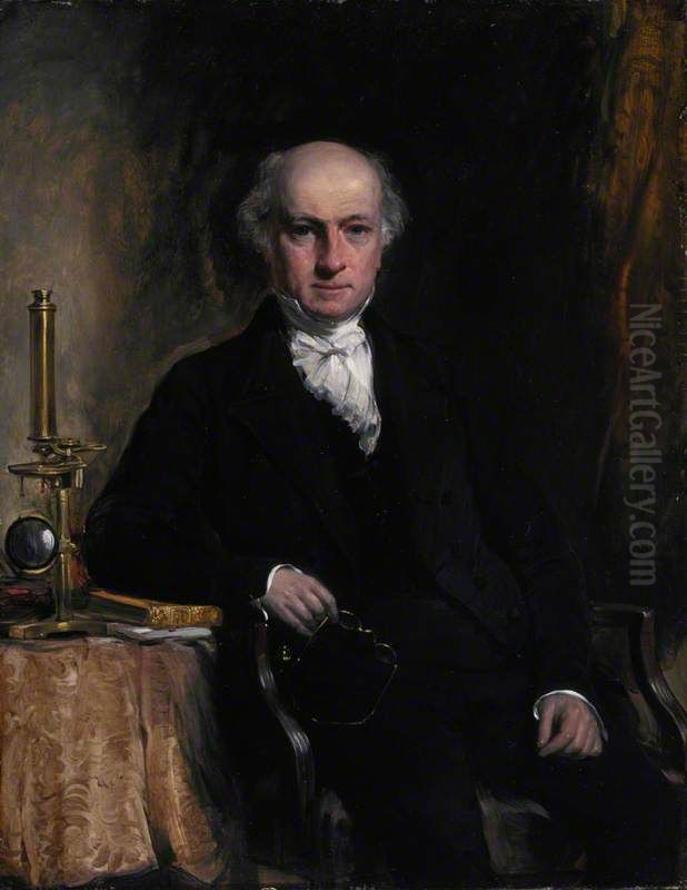 George Johnston, 1797 - 1855. Naturalist and author Oil Painting by William Bonnar