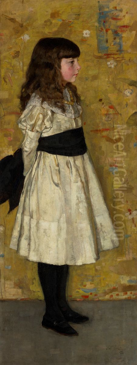 Margaret Helen Sowerby (known as Helen Sowerby) Oil Painting by James Guthrie