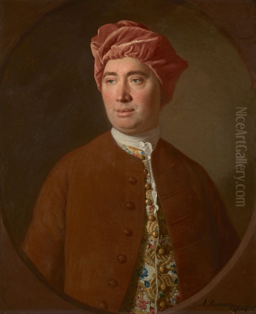 David Hume, 1711 - 1776. Historian and philosopher Oil Painting by Allan Ramsay
