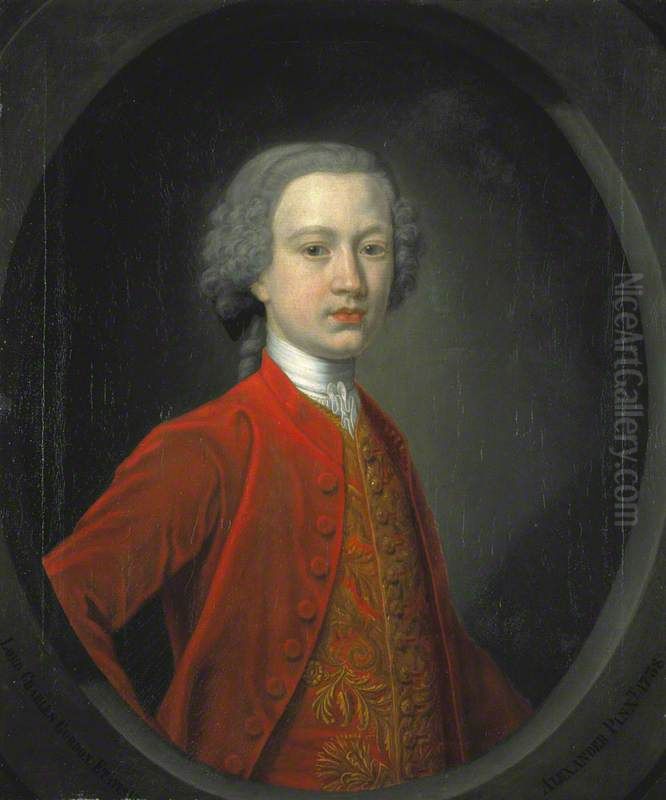 Lord Charles Gordon, 1721 - 1780 Oil Painting by John Alexander