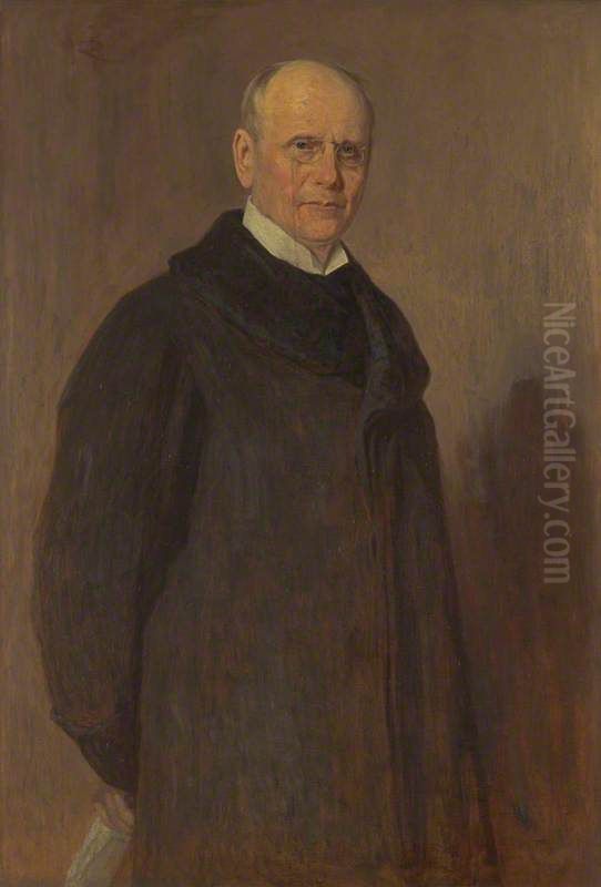 John Blair Balfour, 1st Baron Kinross of Glasclune, 1837 - 1905. Lord President of the Court of Session Oil Painting by George, Sir Reid