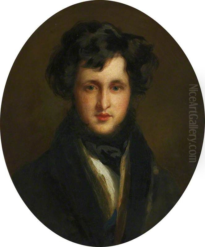 Robert Scott Lauder, 1803 - 1869. Artist Oil Painting by Thomas Duncan