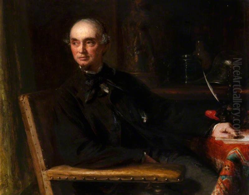William Borthwick Johnstone, 1804 - 1868. Artist Oil Painting by John Phillip