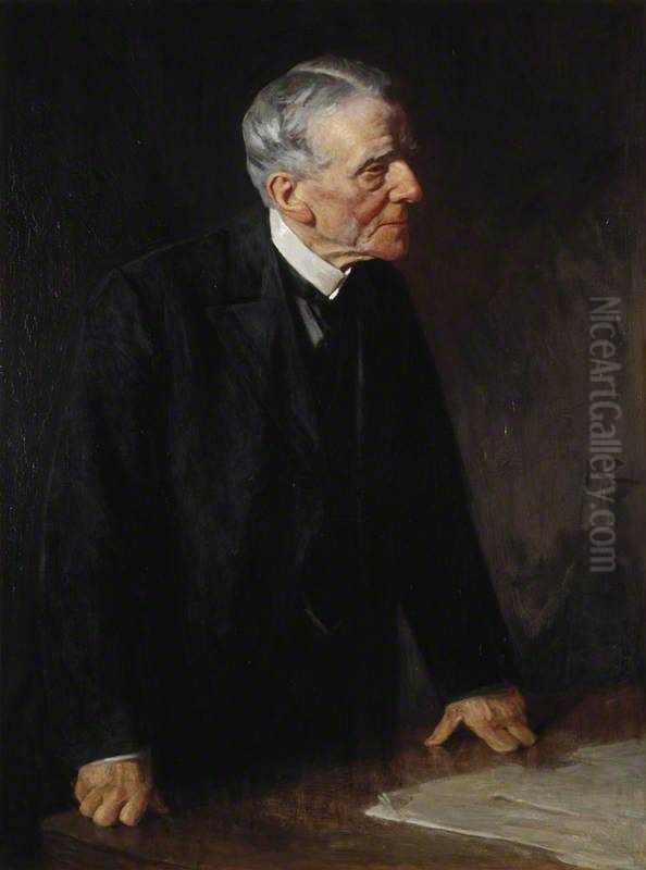 Sir Henry Duncan Littlejohn, 1826 - 1914. President of the Royal College of Surgeons, Edinburgh Oil Painting by George, Sir Reid