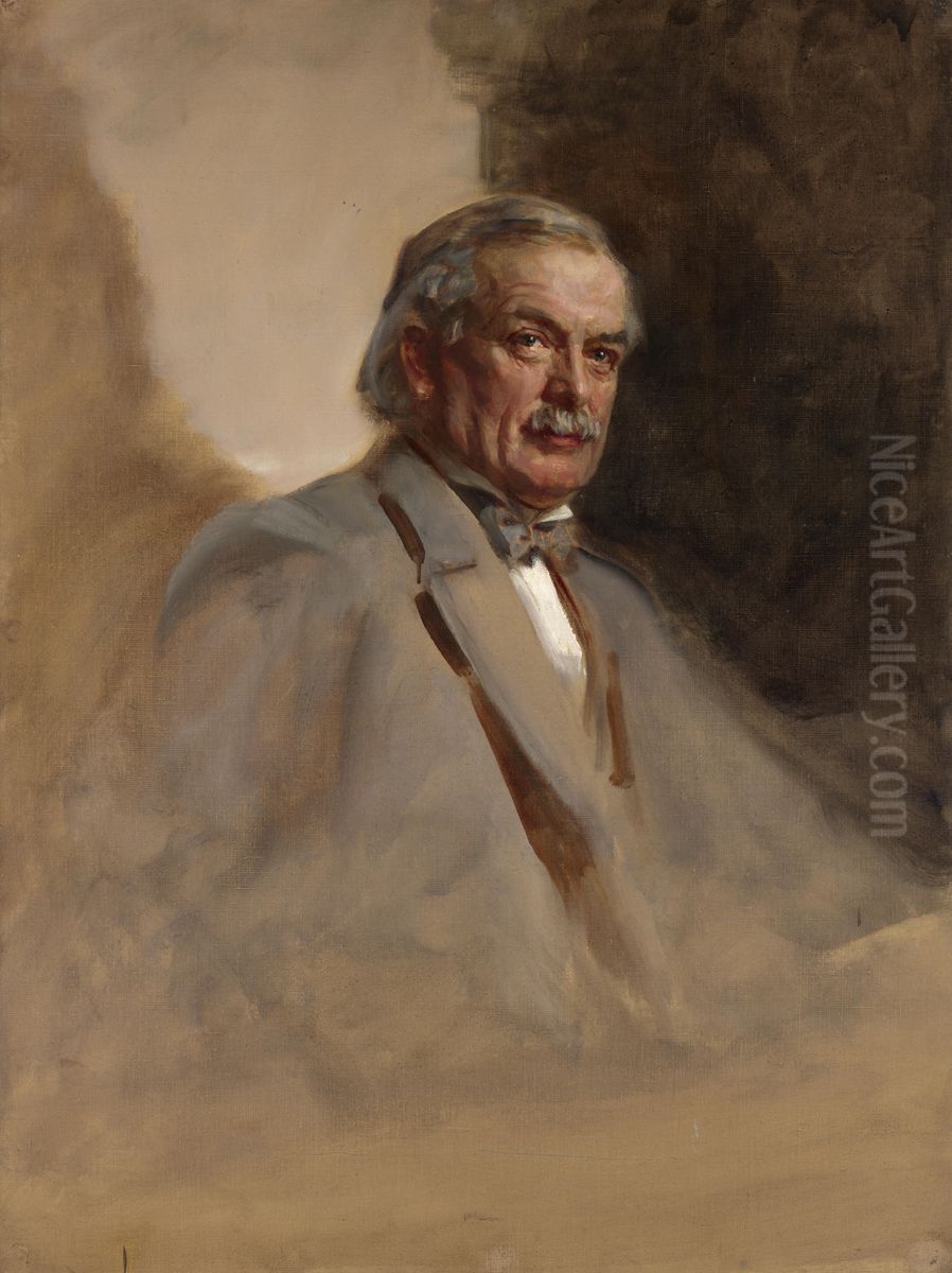 David Lloyd George, 1st Earl Lloyd-George of Dwyfor, 1863 - 1945. Statesman Oil Painting by James Guthrie