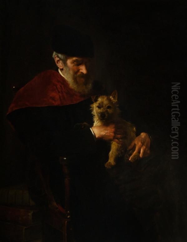 James Lorimer, 1818 - 1890. Jurist and political philosopher Oil Painting by John Henry Lorimer