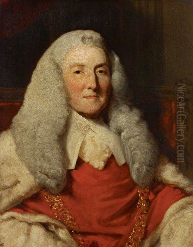 William Murray, 1st Earl of Mansfield, 1705 - 1793. Lord Chief Justice Oil Painting by Of Sir Joshua Reynolds
