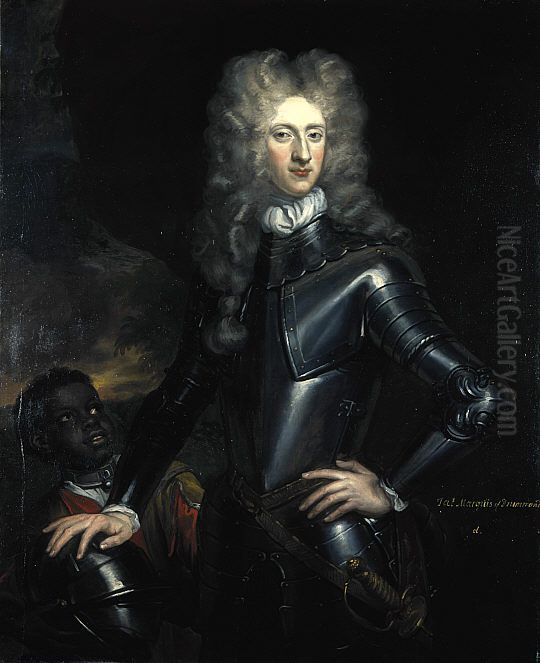 Portrait ofJames Drummond, 2nd Duke of Perth(c.1674-1720) Oil Painting by John Baptist Medina