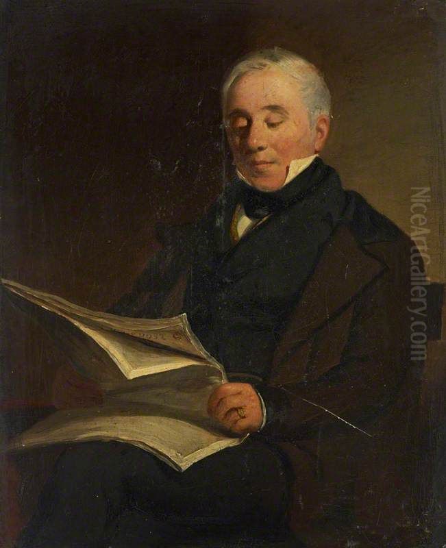John Steuart, d. 1865. Grandson of the 4th Baronet of Grandtully Oil Painting by John MacLaren Barclay