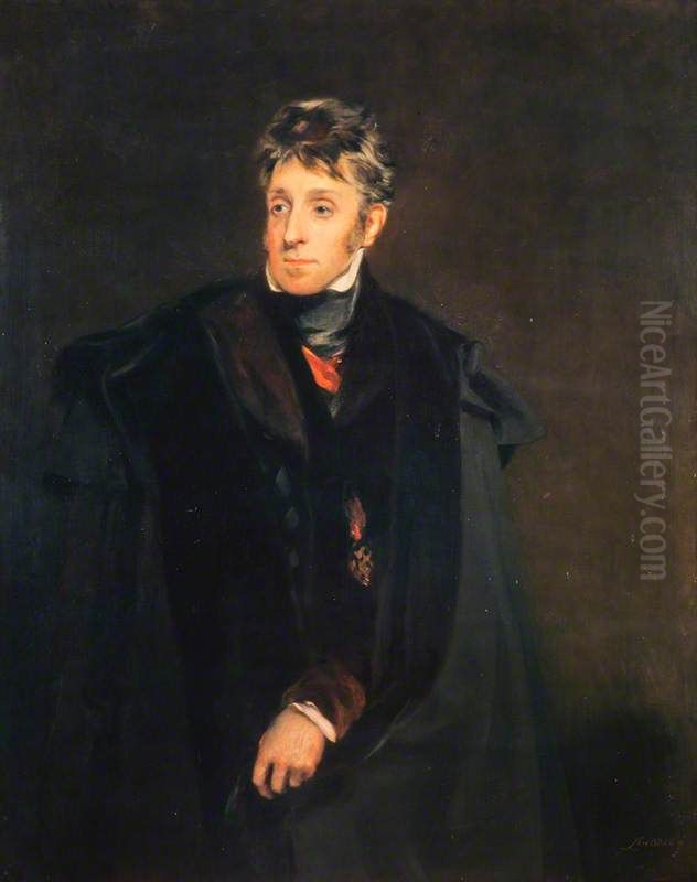 Sir John James Steuart of Allanbank, 1779 - 1849. Etcher and draughtsman Oil Painting by Andrew Geddes