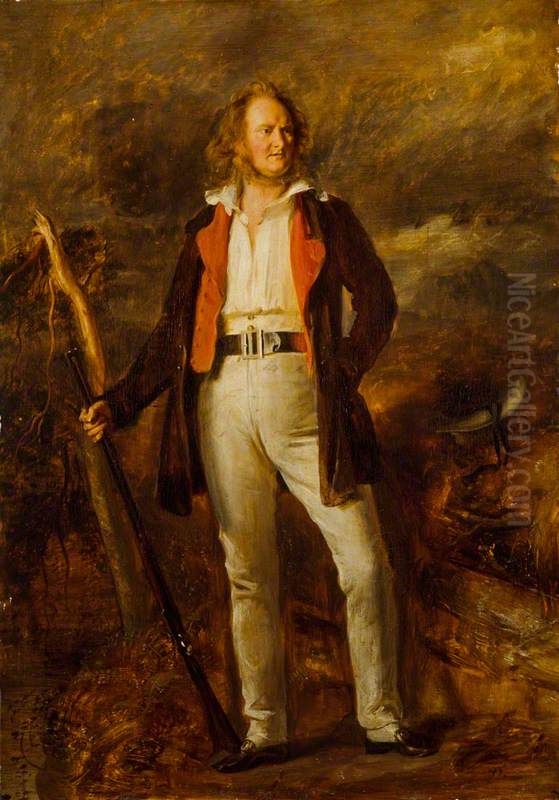 Professor John Wilson (nom de plume, 'Christopher North'), 1785 - 1854. Author and moral philosopher Oil Painting by Thomas Duncan