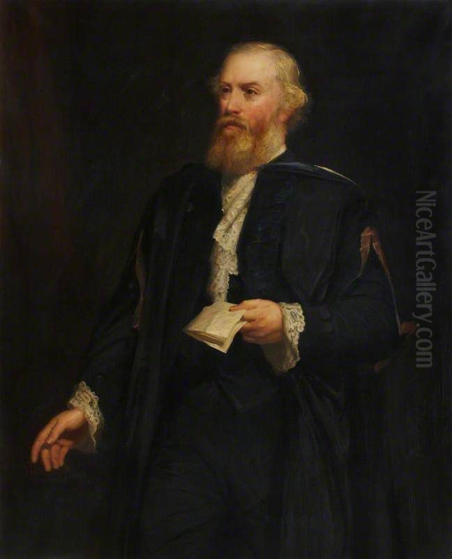 Rev. John Tulloch, 1823 - 1886. Theologian and Principal of St Andrews University Oil Painting by Robert Herdman