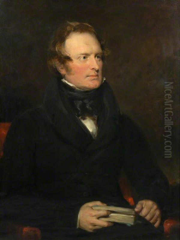 Professor John Wilson (nom de plume, 'Christopher North'), 1785 - 1854. Author and moral philosopher Oil Painting by John Watson Gordon