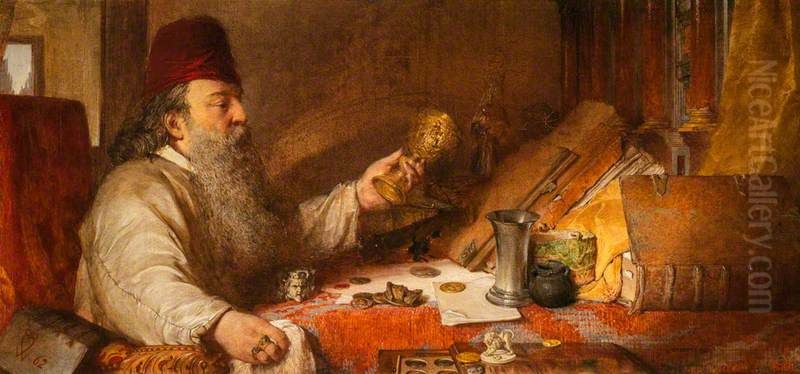 Bric-a-brac Oil Painting by William Fettes Douglas