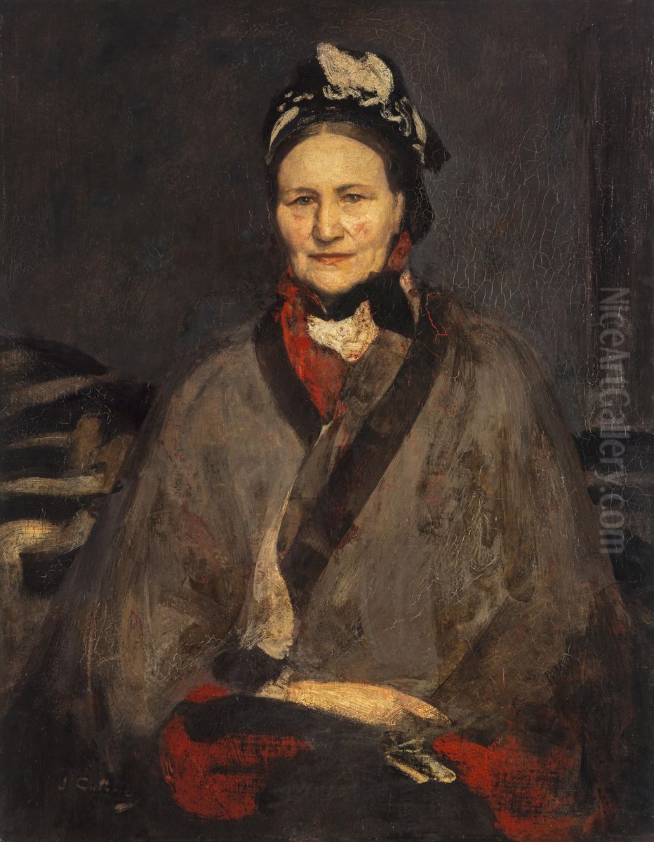 The Artist's Mother (Anne Orr, Mrs John Guthrie, 1817 - 1896) Oil Painting by James Guthrie