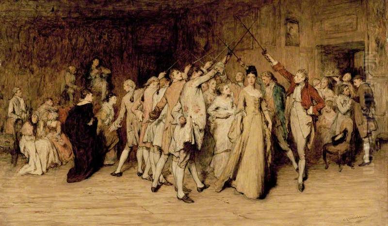 The Queen of the Swords Oil Painting by William Quiller Orchardson