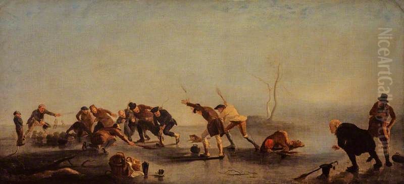 The Curlers Oil Painting by George Harvey