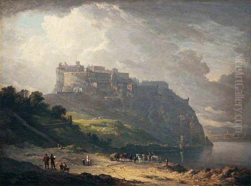 Edinburgh Castle and the Nor' Loch Oil Painting by Alexander Nasmyth