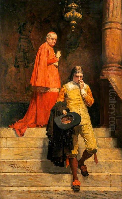 Gil Blas and the Archbishop of Granada (from Lesage's 'The Adventures of Gil Blas de Santillane') Oil Painting by William Ewart Lockhart