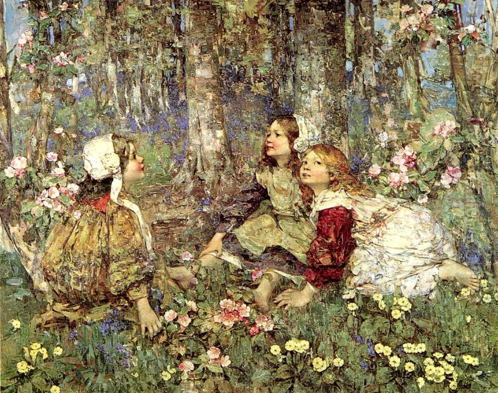 The Music of the Woods Oil Painting by Edward Atkinson Hornel