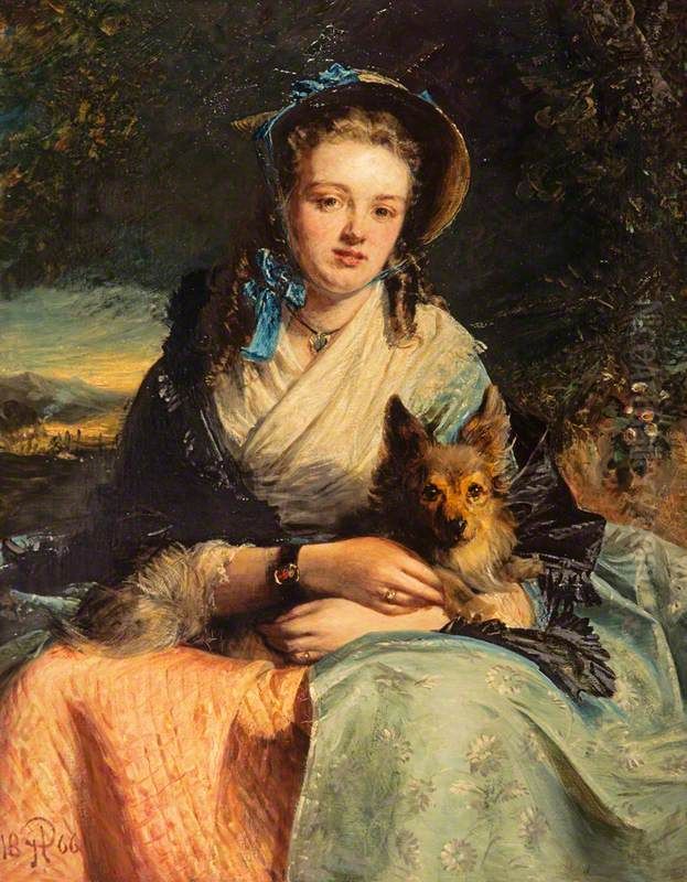 Mary MacKay Caird, later Mrs James Glen (1847 - 1940) Oil Painting by John Phillip