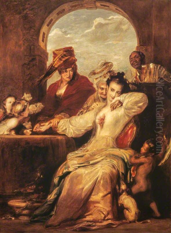 Josephine and the Fortune-teller Oil Painting by David Wilkie
