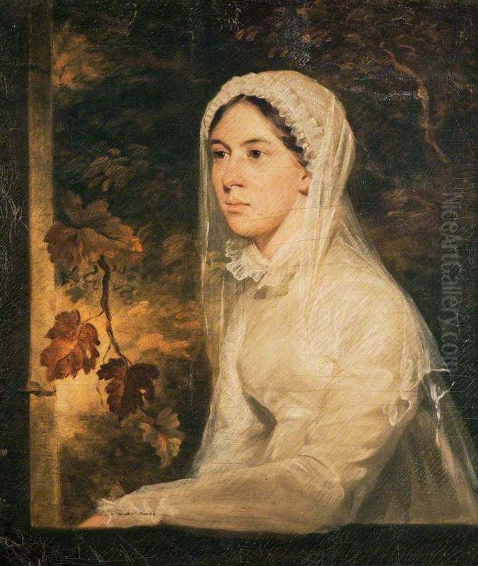 The Artist's Sister (Maria Syme, 1793 - 1868) Oil Painting by John Syme