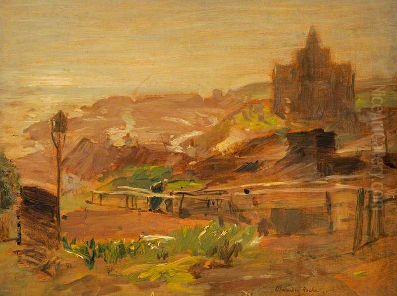 Afternoon Sunshine, St Monans Oil Painting by Alexander Ignatius Roche