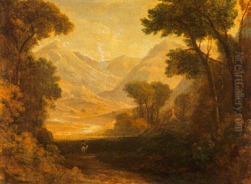 Glen Altrive, Selkirkshire Oil Painting by John Thomson