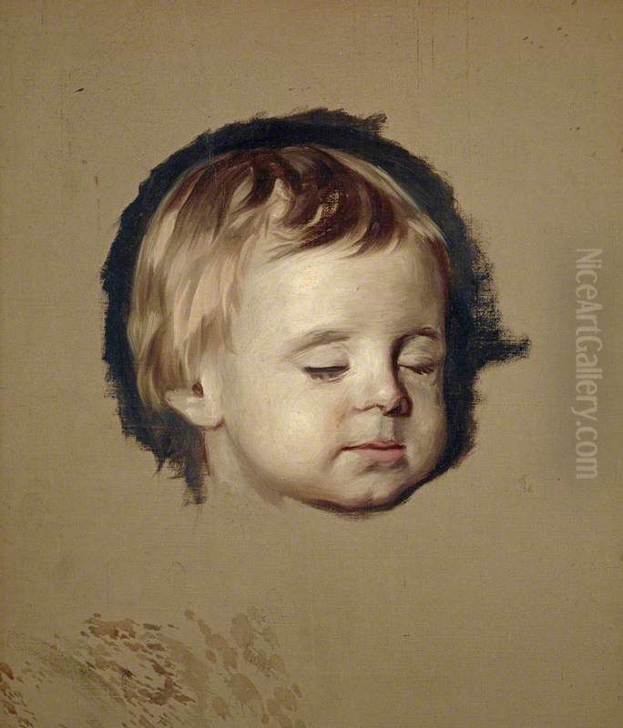 Infant Son of the Artist Oil Painting by Allan Ramsay