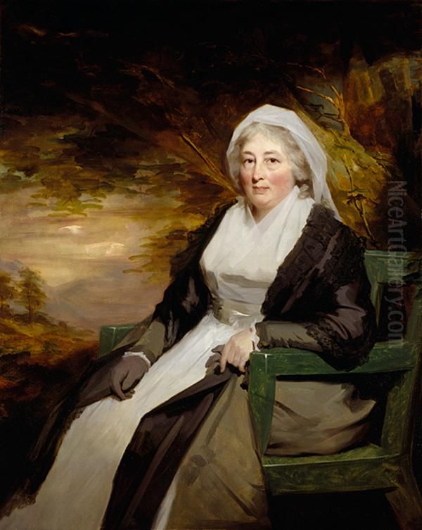 Christina Lamont Drummond (1735-1810), Mrs Campbell of Ballimore Oil Painting by Henry Raeburn