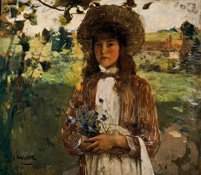 Bluette Oil Painting by Edward Arthur Walton