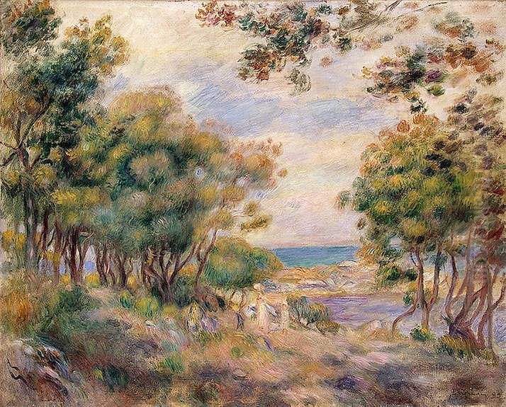 Landscape at Beaulieu Oil Painting by Pierre Auguste Renoir